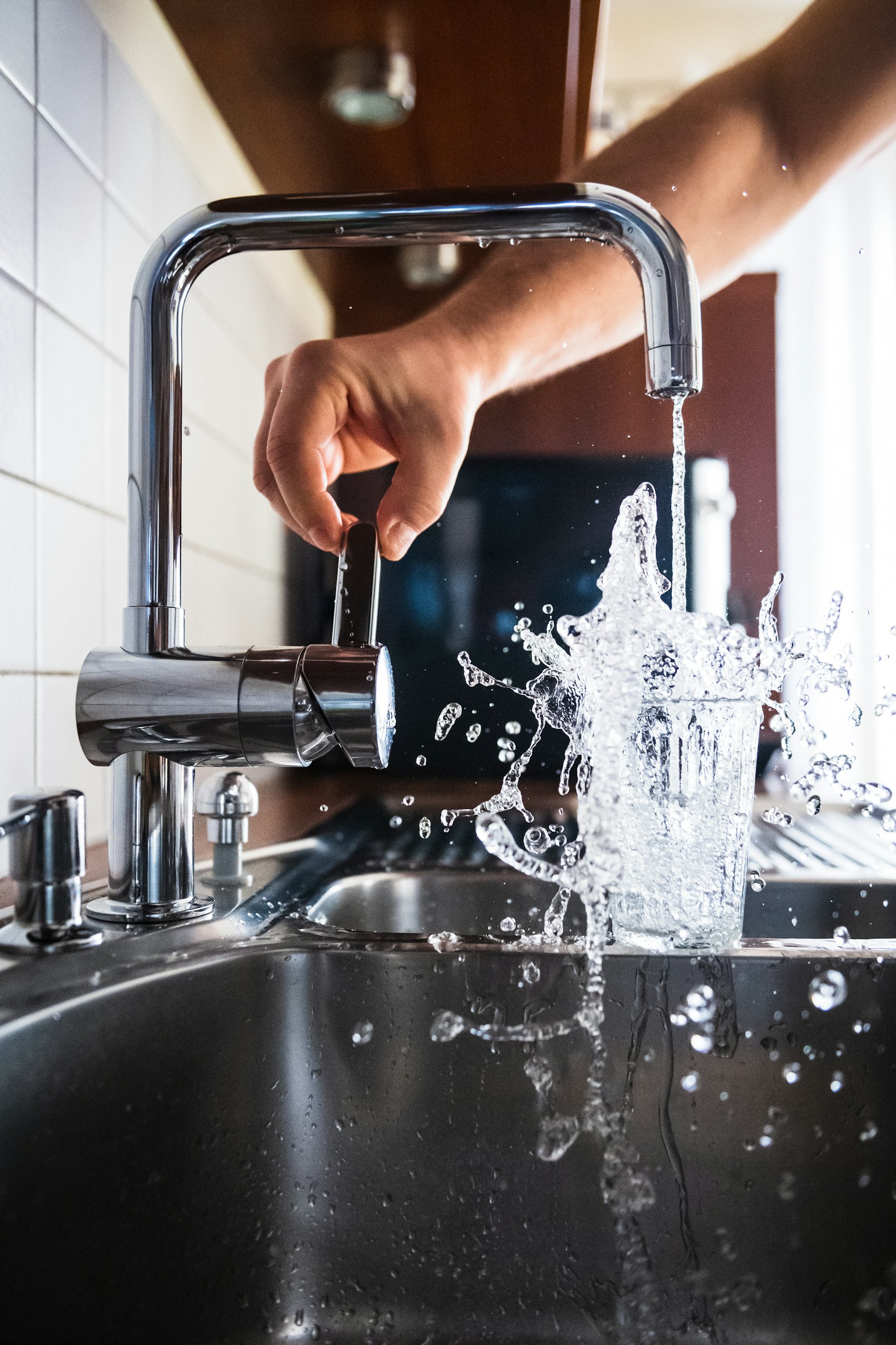 Kitchen tap & waste, Leigh